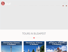 Tablet Screenshot of etour-budapest.com